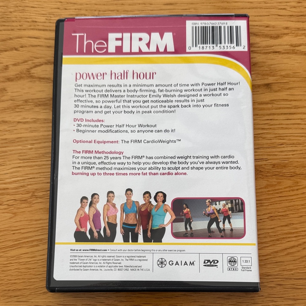 The FIRM Power Half Hour Workout DVD with Weights Emily Welsh - Picture 2 of 6
